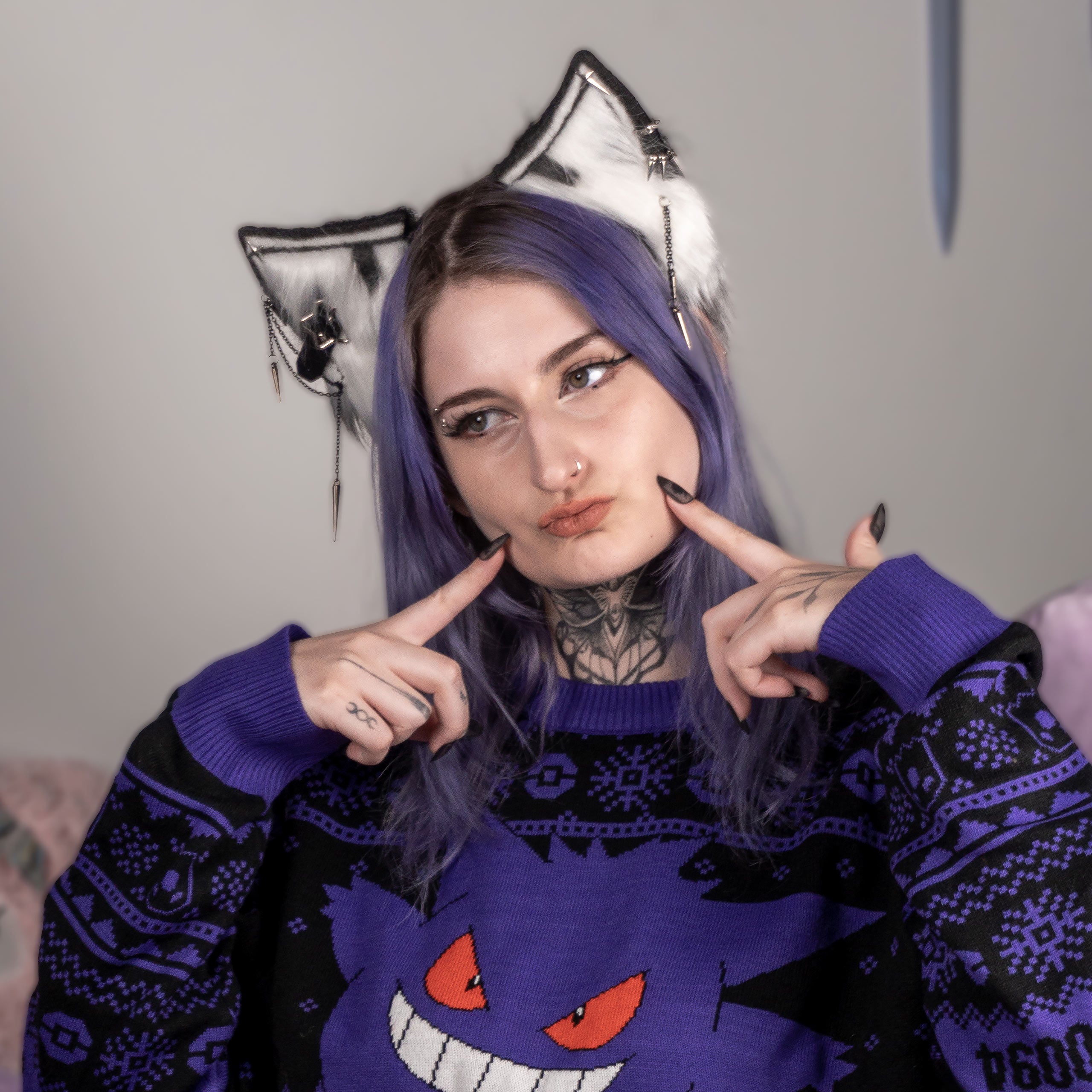 Immagine del prodotto Orecchie di Kitsune bianco-nero