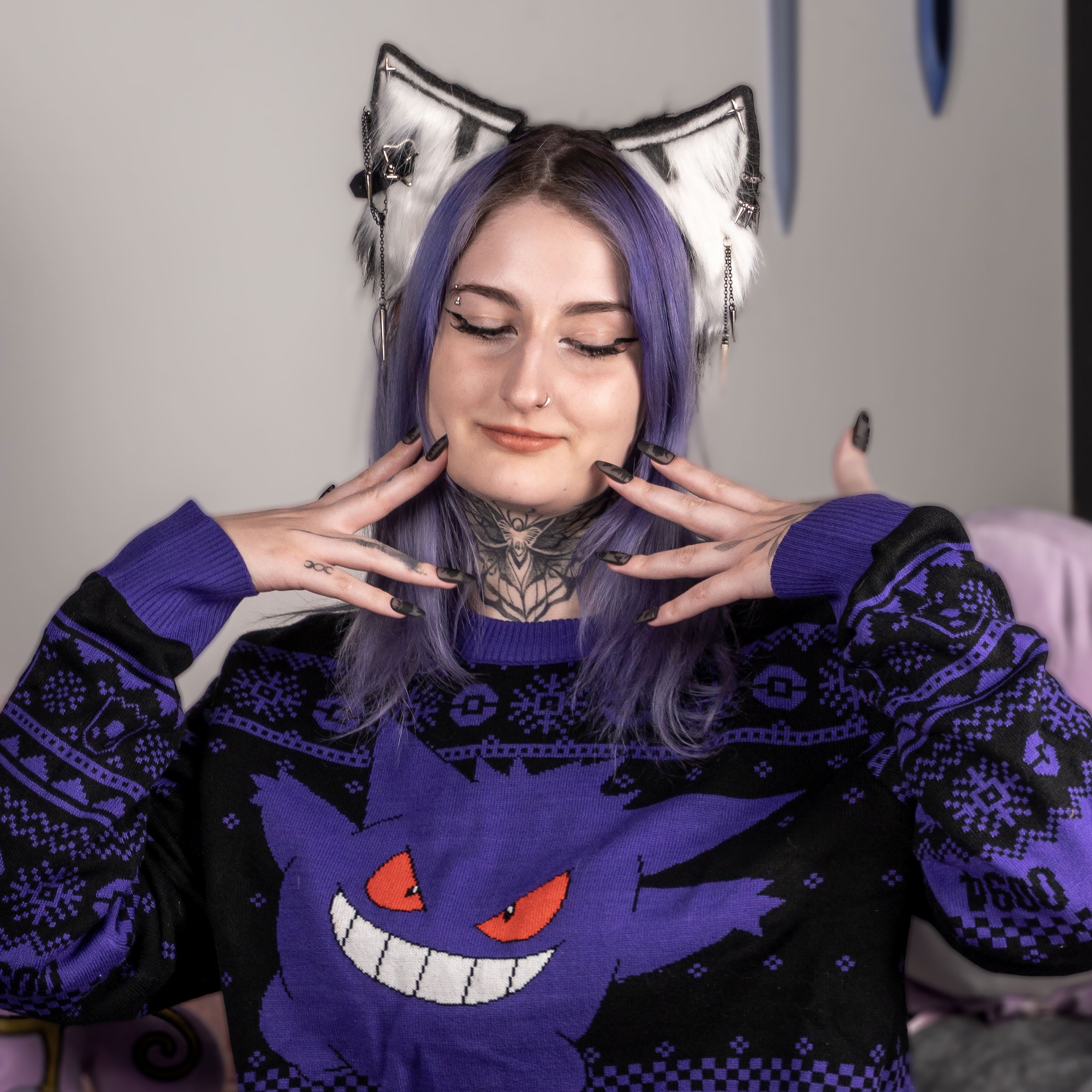 Immagine del prodotto Orecchie di Kitsune bianco-nero