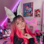 Immagine del prodotto Orecchie di Kitsune bianco e nero