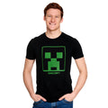 Immagine del prodotto Minecraft - T-shirt nera con logo Creeper