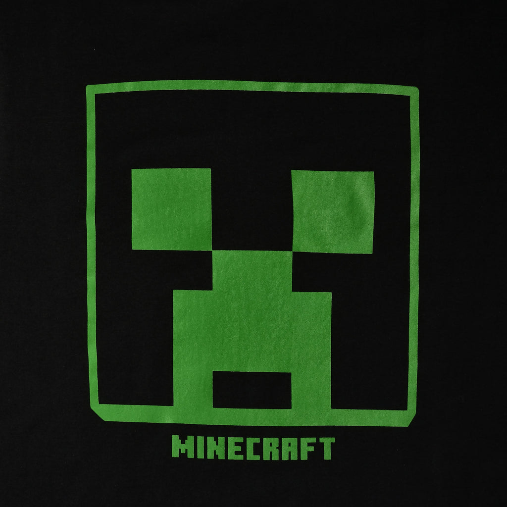 Immagine del prodotto Minecraft - T-shirt nera con logo Creeper