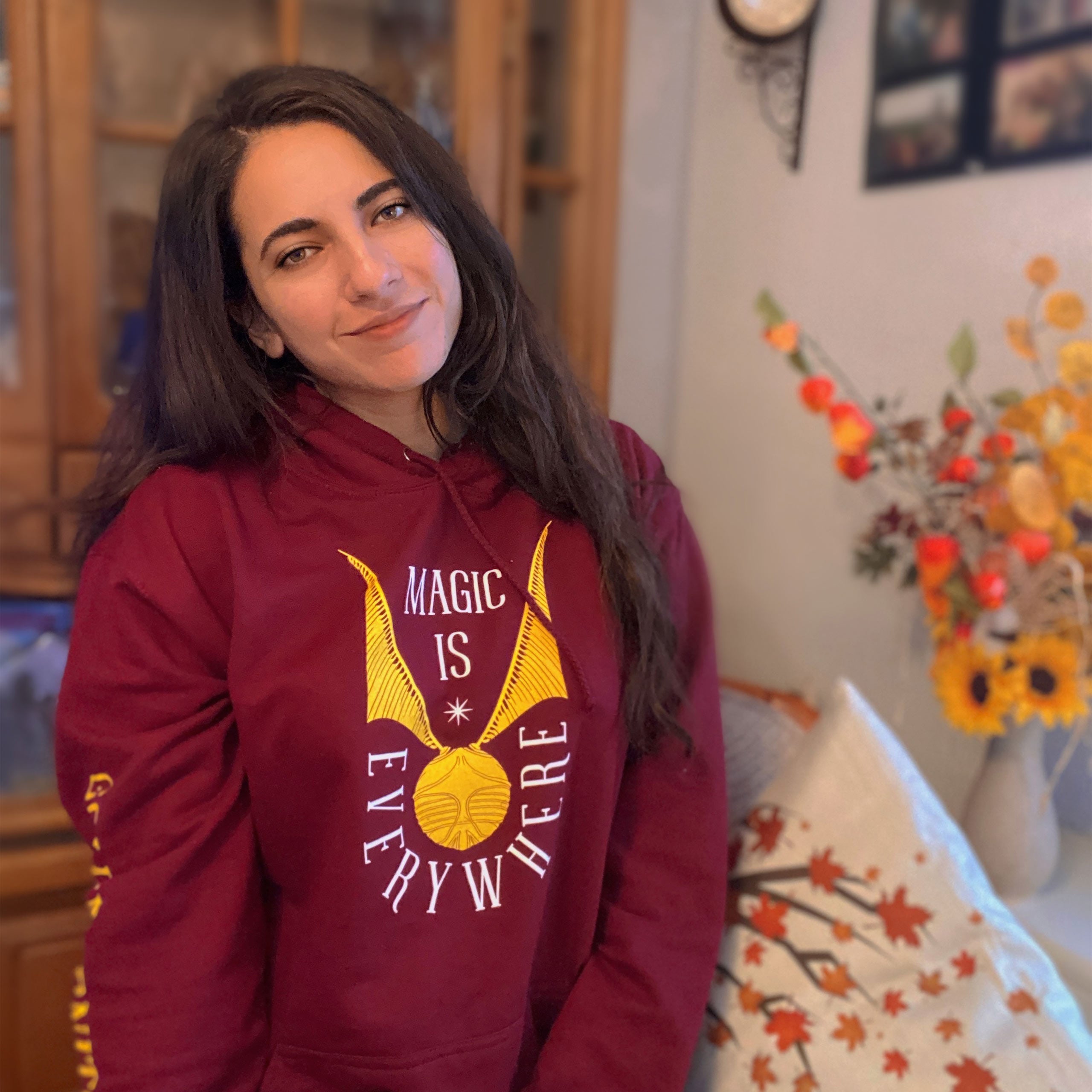 Immagine del prodotto Harry Potter - Felpa con cappuccio Boccino d'Oro rossa