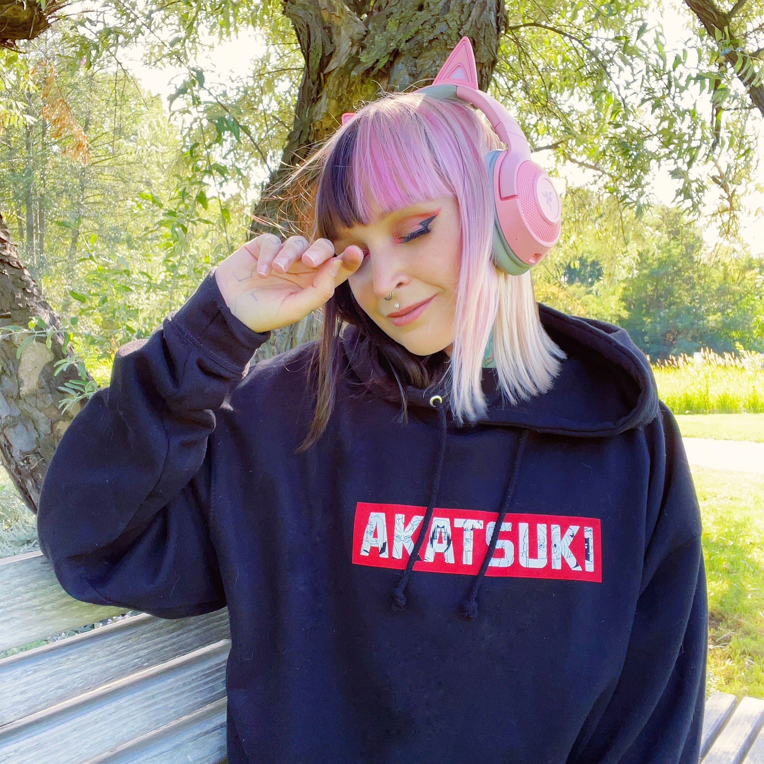 Immagine del prodotto Naruto Shippuden - Felpa con cappuccio Akatsuki nera