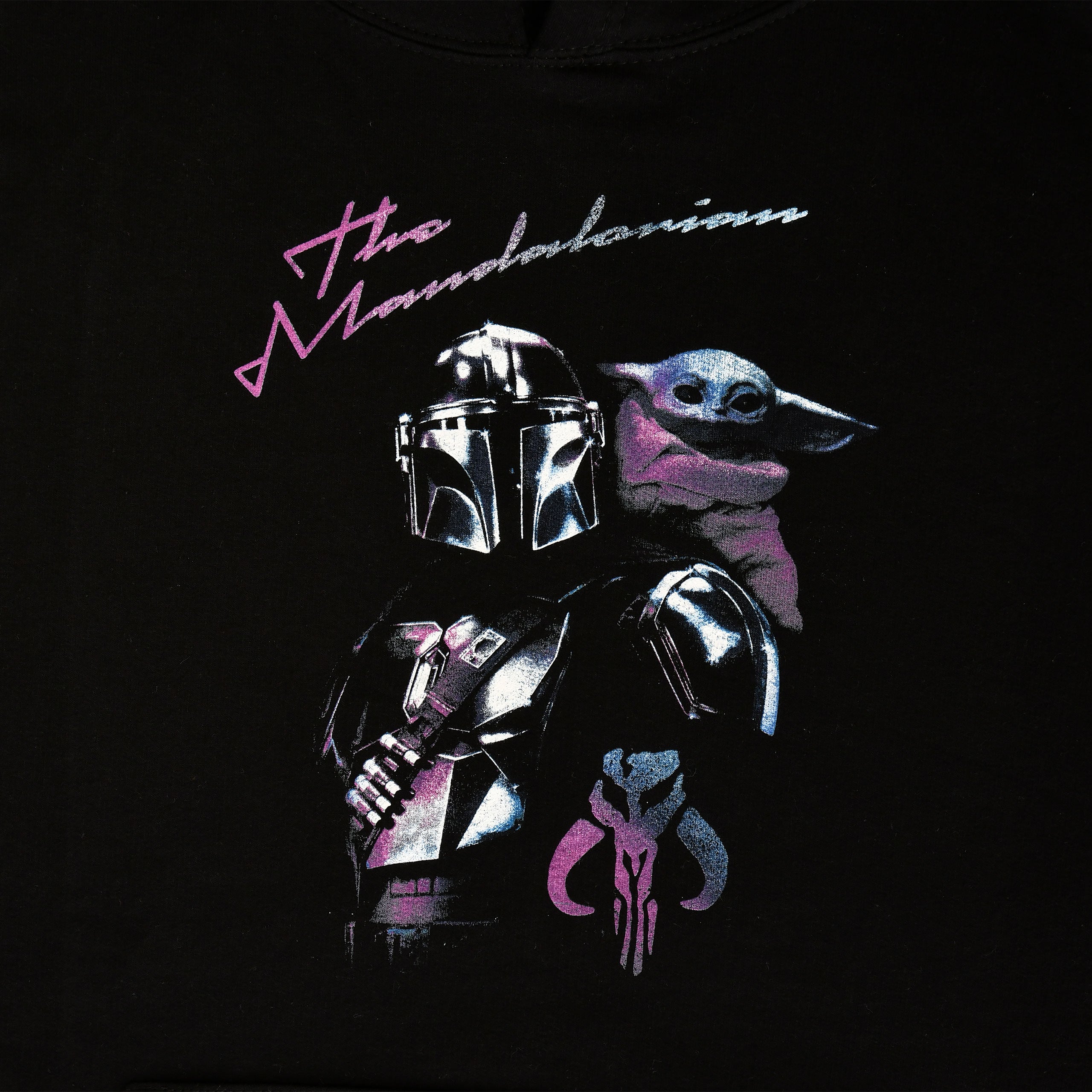 Immagine del prodotto Mando e Grogu Hoodie nero - Star Wars The Mandalorian