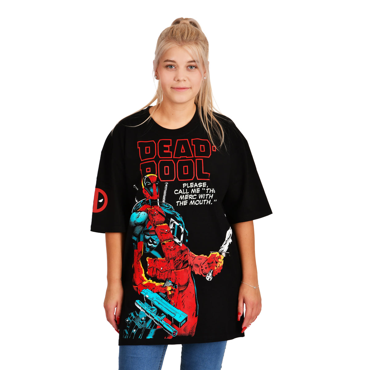 Immagine del prodotto Deadpool - The Merc With The Mouth T-Shirt Oversize Nera