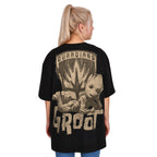 Immagine del prodotto Guardiani della Galassia - T-shirt oversize di Groot nera