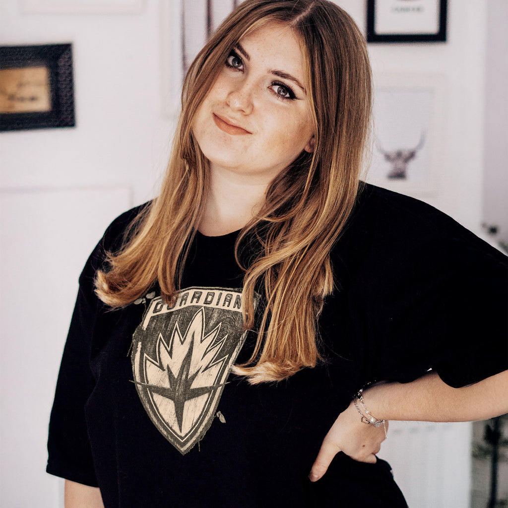 Immagine del prodotto Guardiani della Galassia - T-shirt oversize di Groot nera