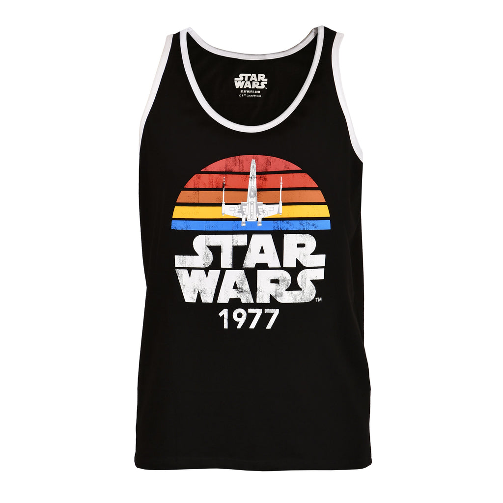 Immagine del prodotto Tanktop nero Star Wars del 1977 Distressed