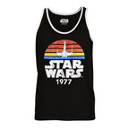 Immagine del prodotto Tanktop nero Star Wars del 1977 Distressed