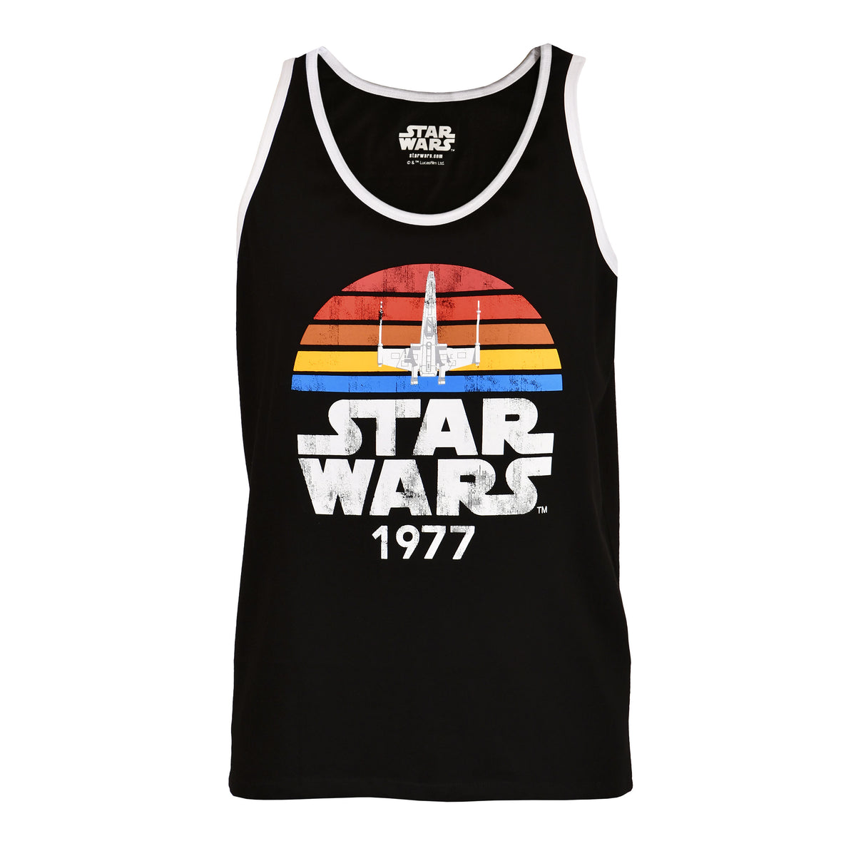 Immagine del prodotto Tanktop nero Star Wars del 1977 Distressed