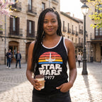 Immagine del prodotto Tanktop nero Star Wars del 1977 Distressed