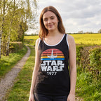 Immagine del prodotto Tanktop nero Star Wars del 1977 Distressed