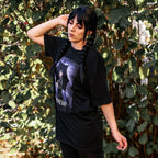 Immagine del prodotto Wednesday - Maglietta Oversize con Poster Teaser in nero