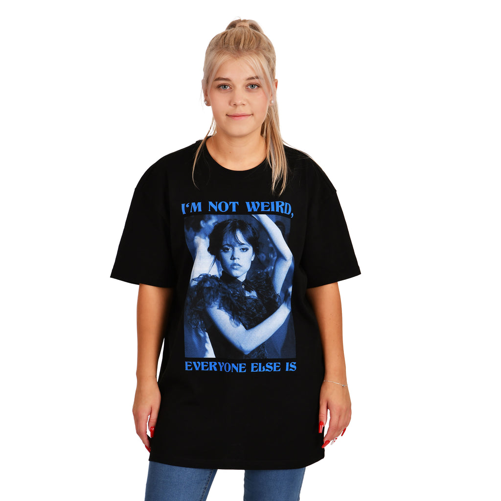 Immagine del prodotto Wednesday - T-shirt Oversize da ballo nera