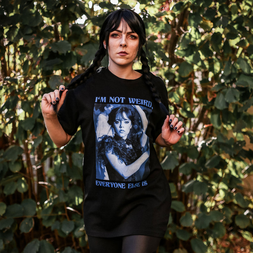 Immagine del prodotto Wednesday - T-shirt Oversize da ballo nera