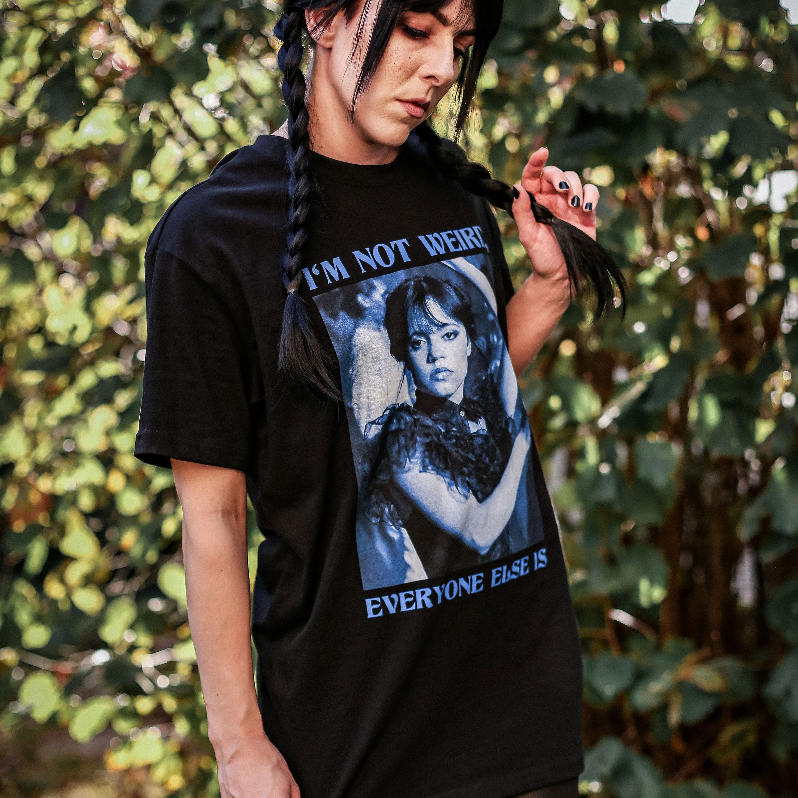 Immagine del prodotto Wednesday - T-shirt Oversize da ballo nera