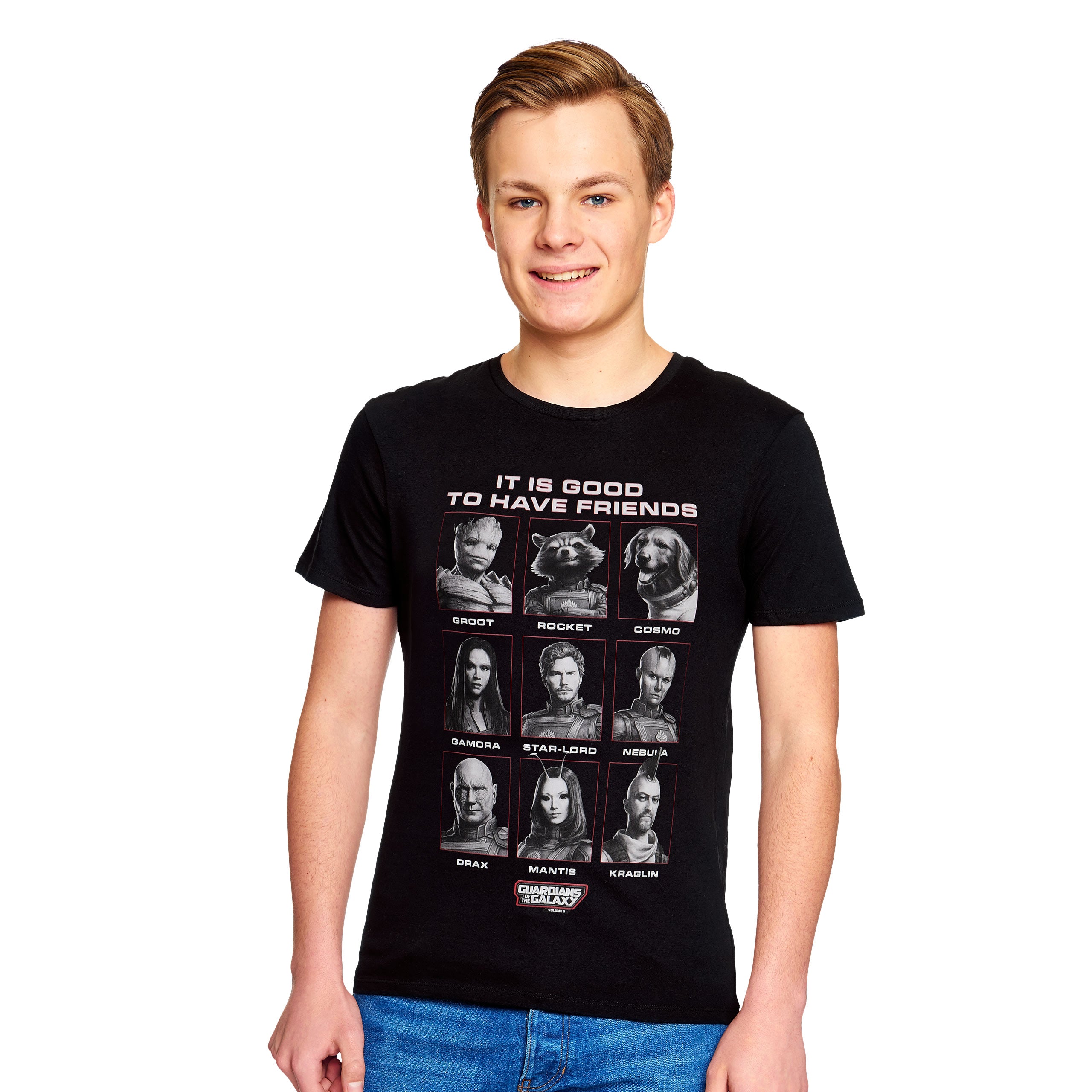 Immagine del prodotto Guardiani della Galassia - T-shirt Good Friends nera