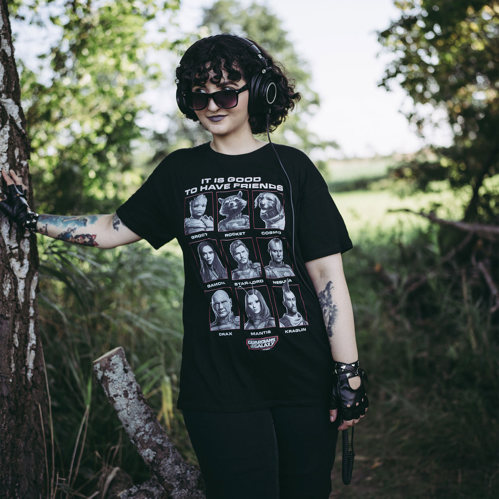 Immagine del prodotto Guardiani della Galassia - T-shirt Good Friends nera