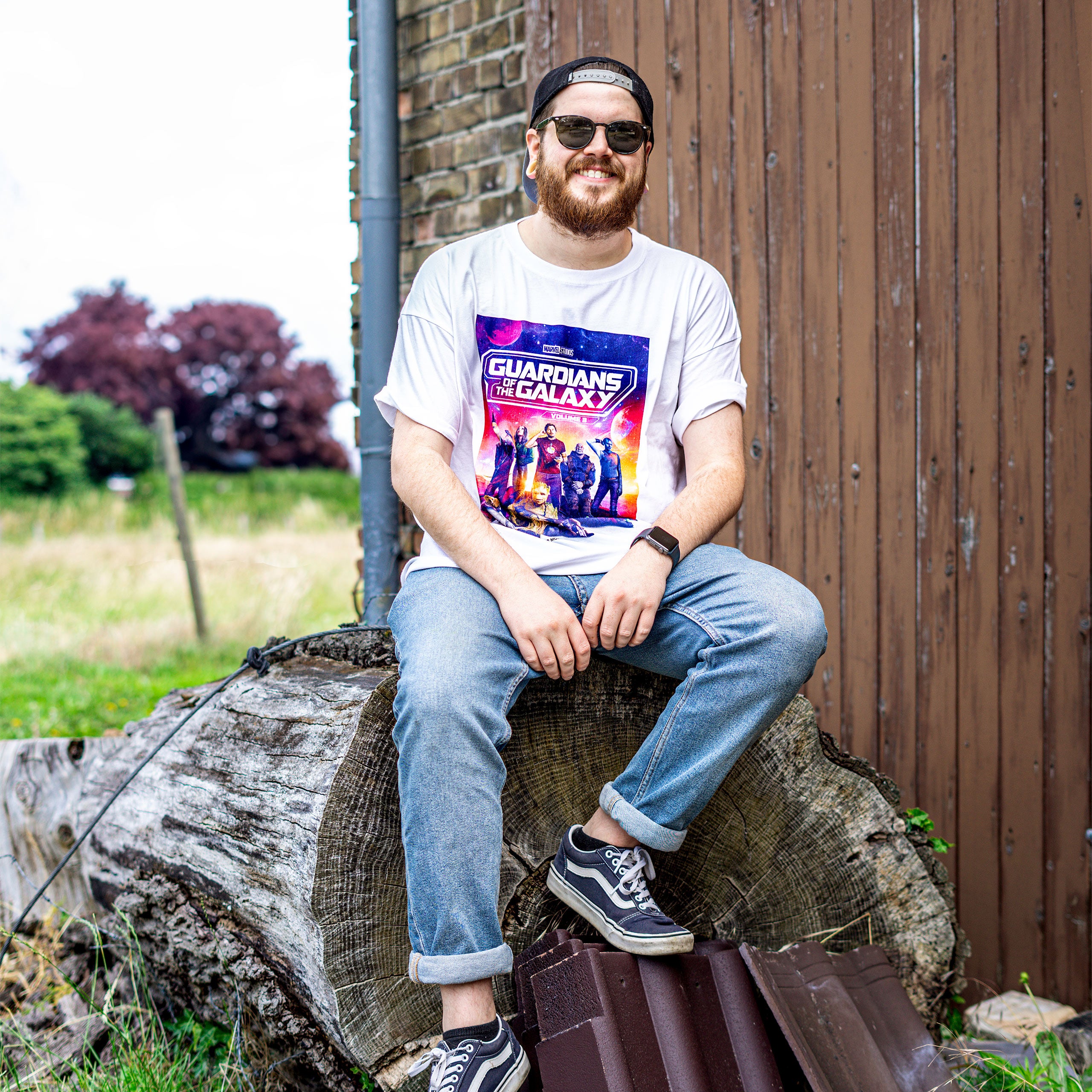 Immagine del prodotto Guardiani della Galassia - T-Shirt bianca del equipaggio
