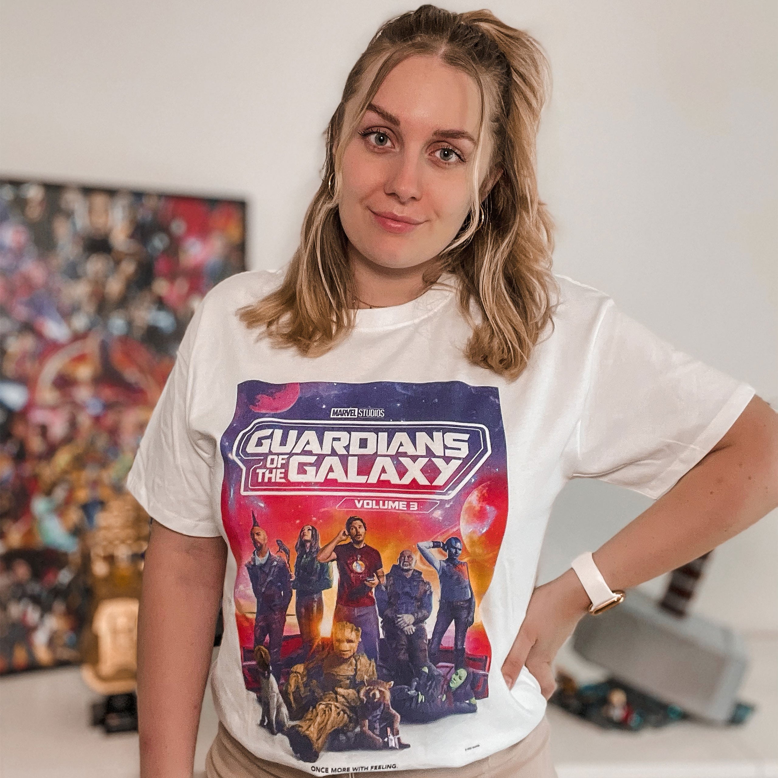 Immagine del prodotto Guardiani della Galassia - T-Shirt bianca del equipaggio