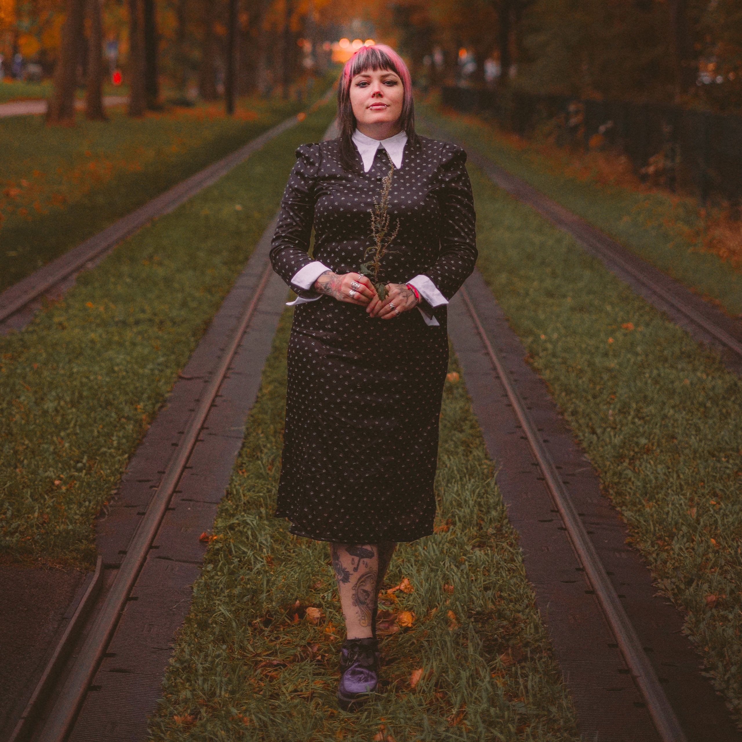 Immagine del prodotto Costume da donna nero Wednesday Addams