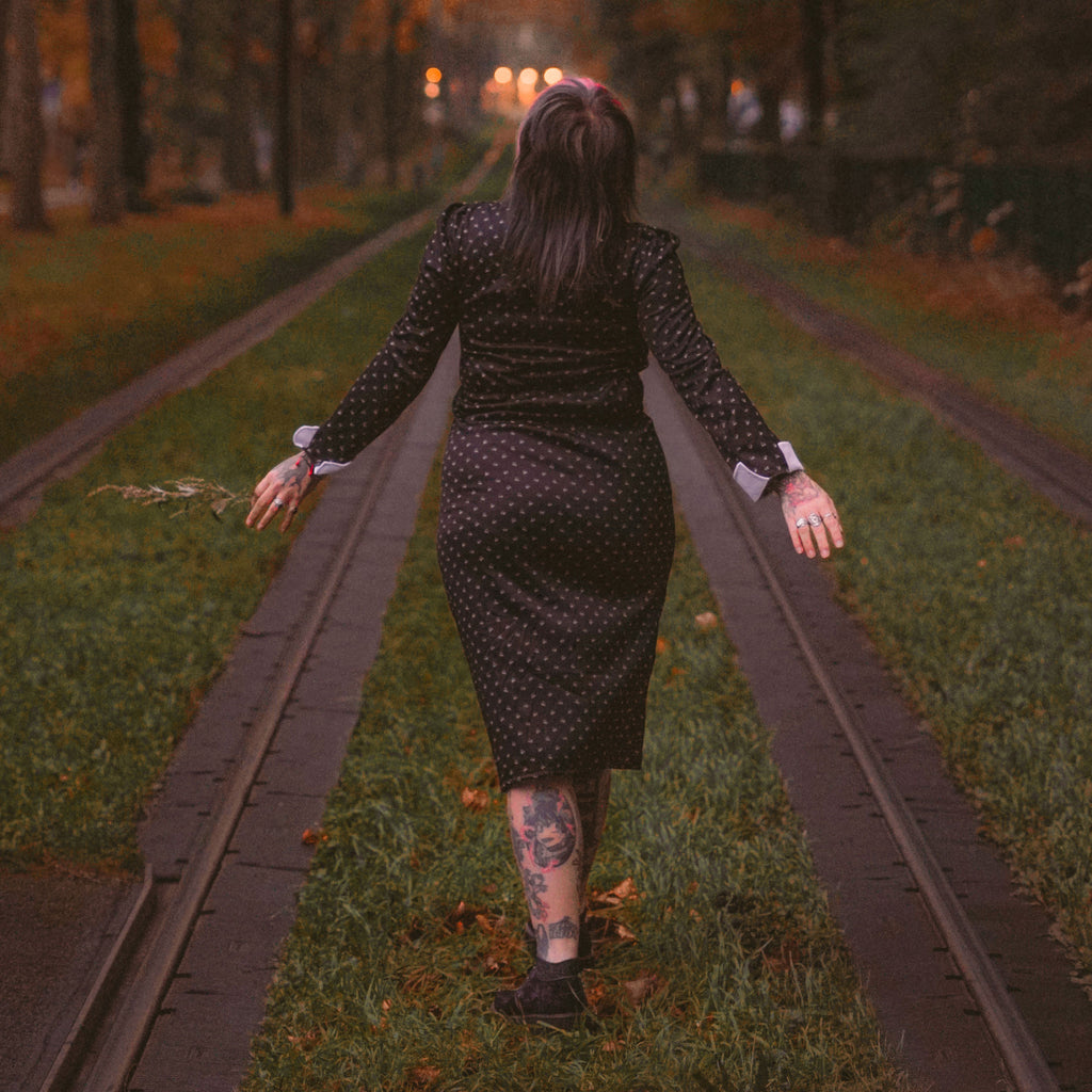 Immagine del prodotto Costume da donna nero Wednesday Addams