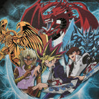 Immagine del prodotto Yu-Gi-Oh! - T-shirt con gruppo in vortice blu su nero