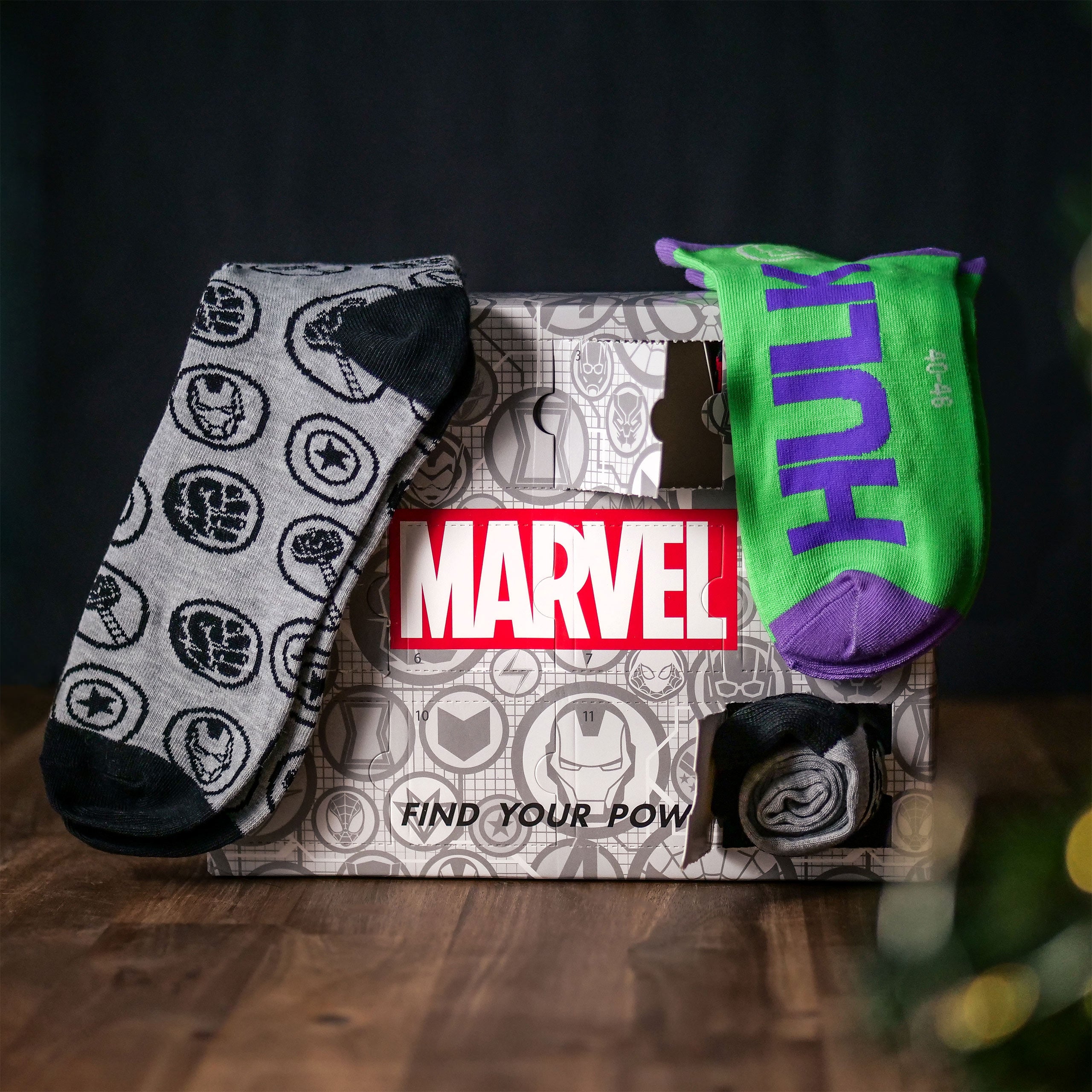 Immagine del prodotto Marvel - Calendario dell'Avvento con calzini degli eroi