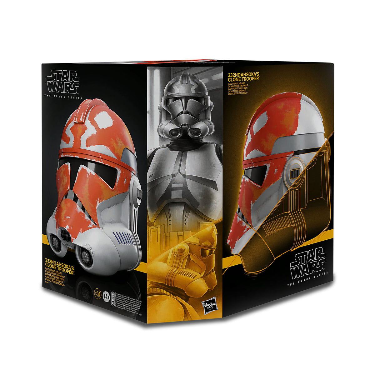 Immagine del prodotto Replica premium del casco del Clone Trooper 332nd di Ahsoka Tano con distortore di voce - Star Wars