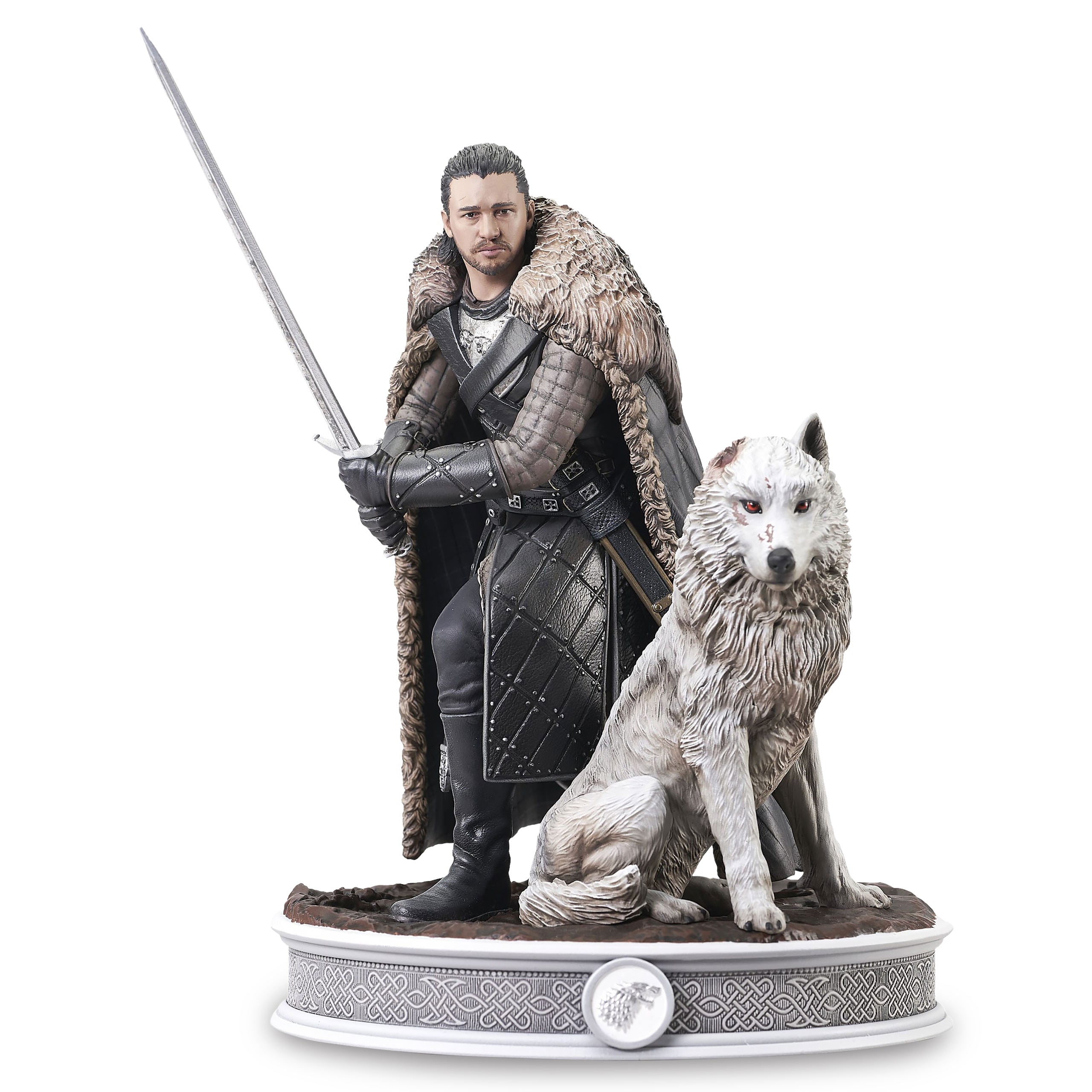 Immagine del prodotto Il Trono di Spade - Diorama di Jon Snow con lupo ombra