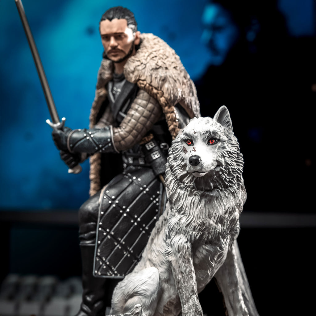 Immagine del prodotto Il Trono di Spade - Diorama di Jon Snow con lupo ombra