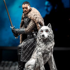 Immagine del prodotto Il Trono di Spade - Diorama di Jon Snow con lupo ombra