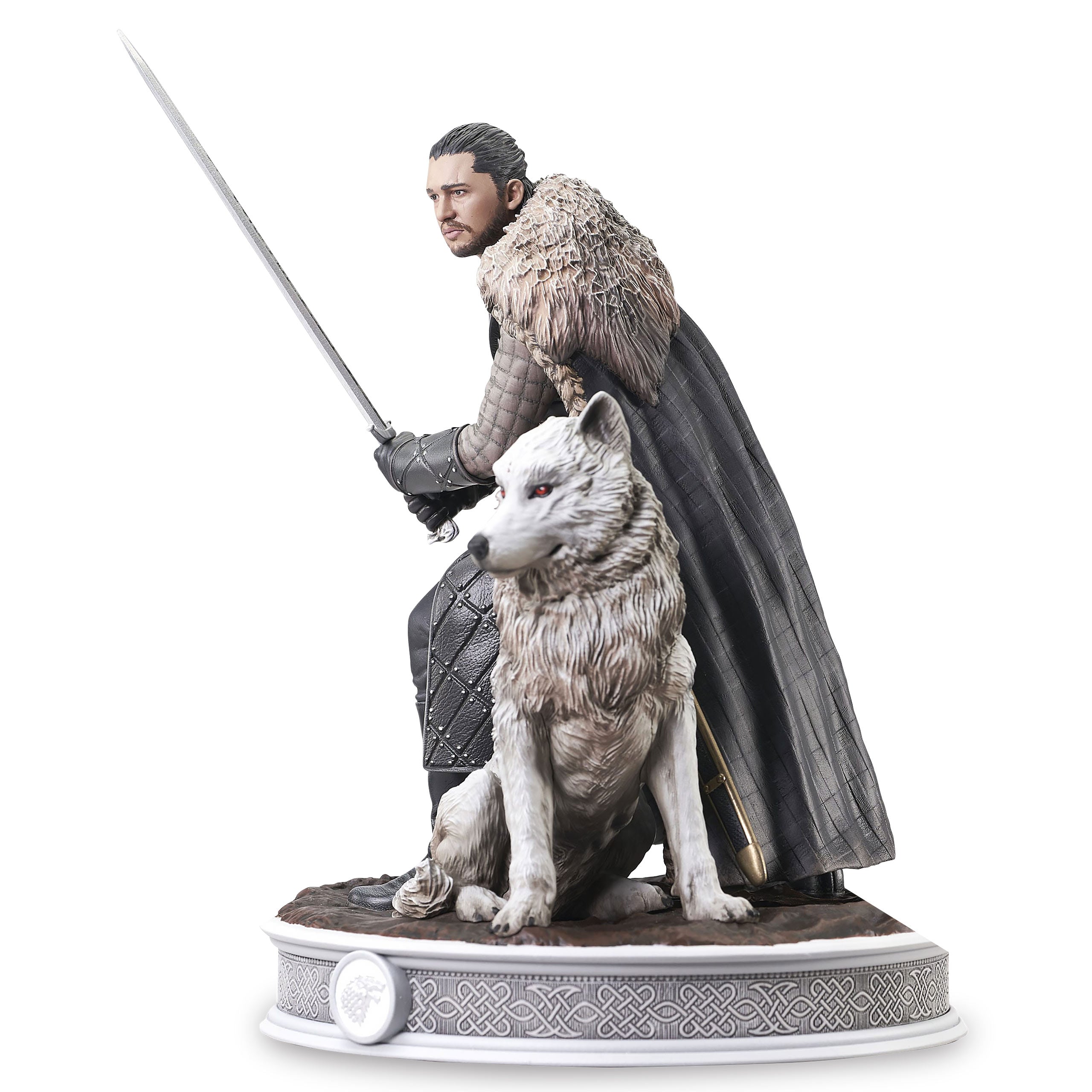 Immagine del prodotto Il Trono di Spade - Diorama di Jon Snow con lupo ombra