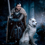 Immagine del prodotto Il Trono di Spade - Diorama di Jon Snow con lupo ombra