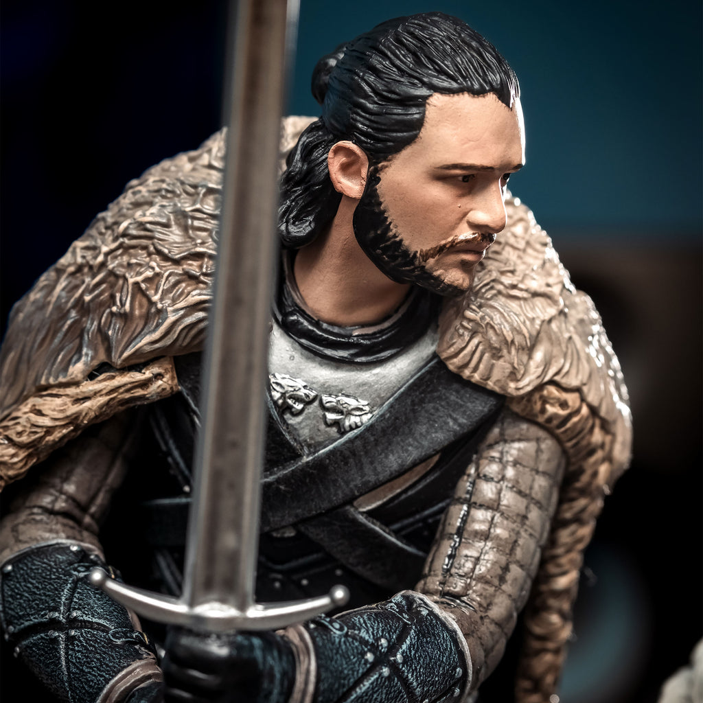 Immagine del prodotto Il Trono di Spade - Diorama di Jon Snow con lupo ombra