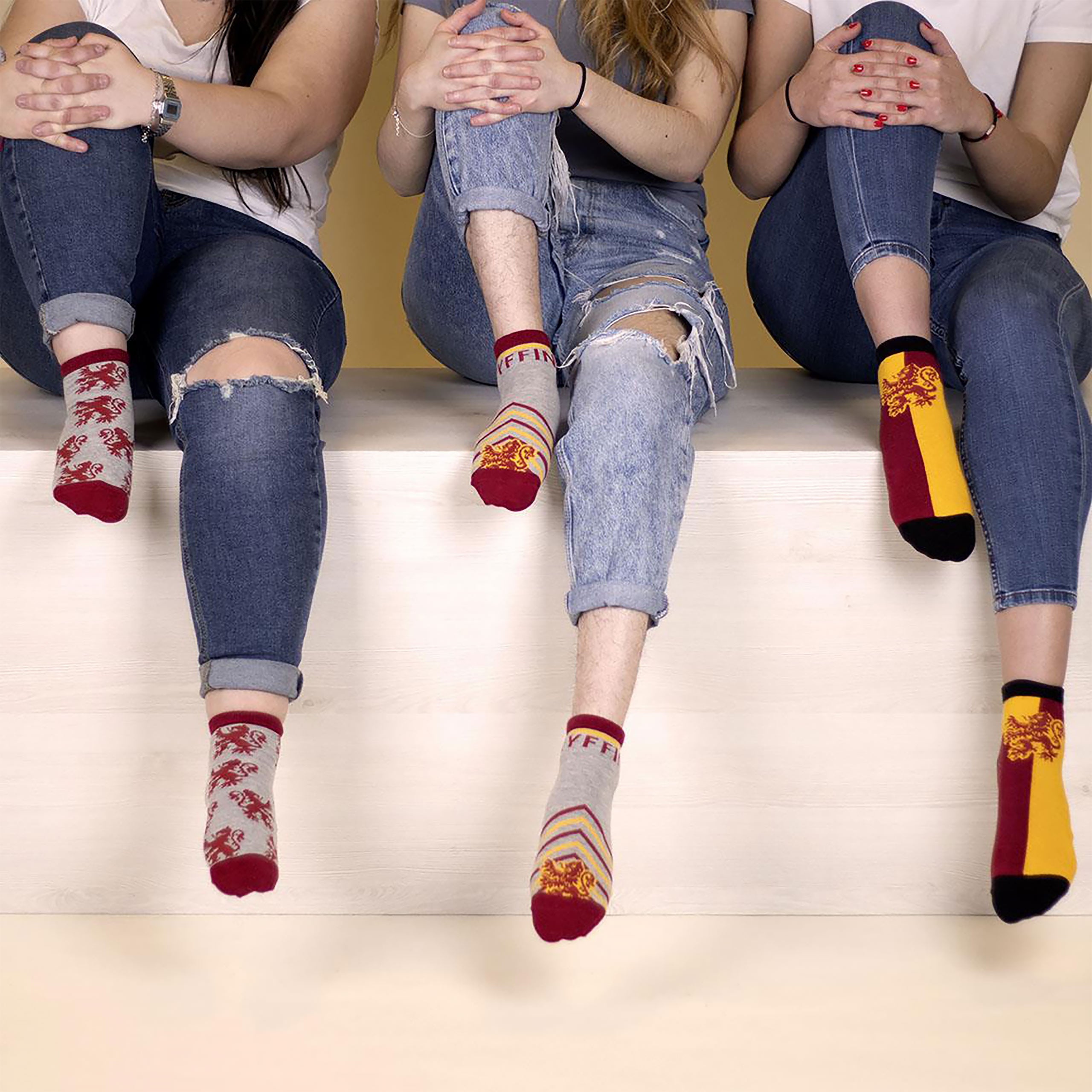 Immagine del prodotto Harry Potter - Set di 3 calzini Gryffindor