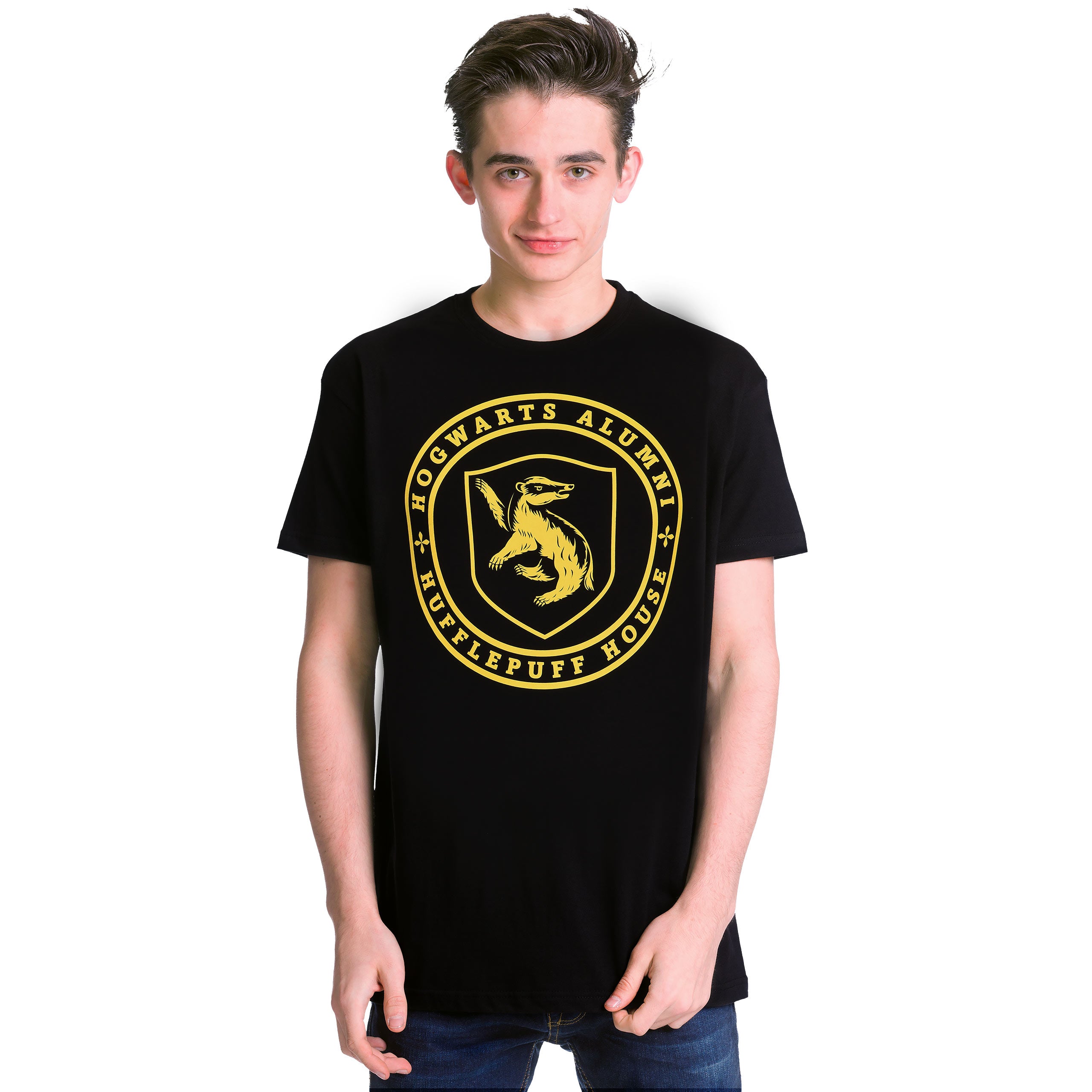 Immagine del prodotto Maglietta nera Hufflepuff Hogwarts Alumni - Harry Potter
