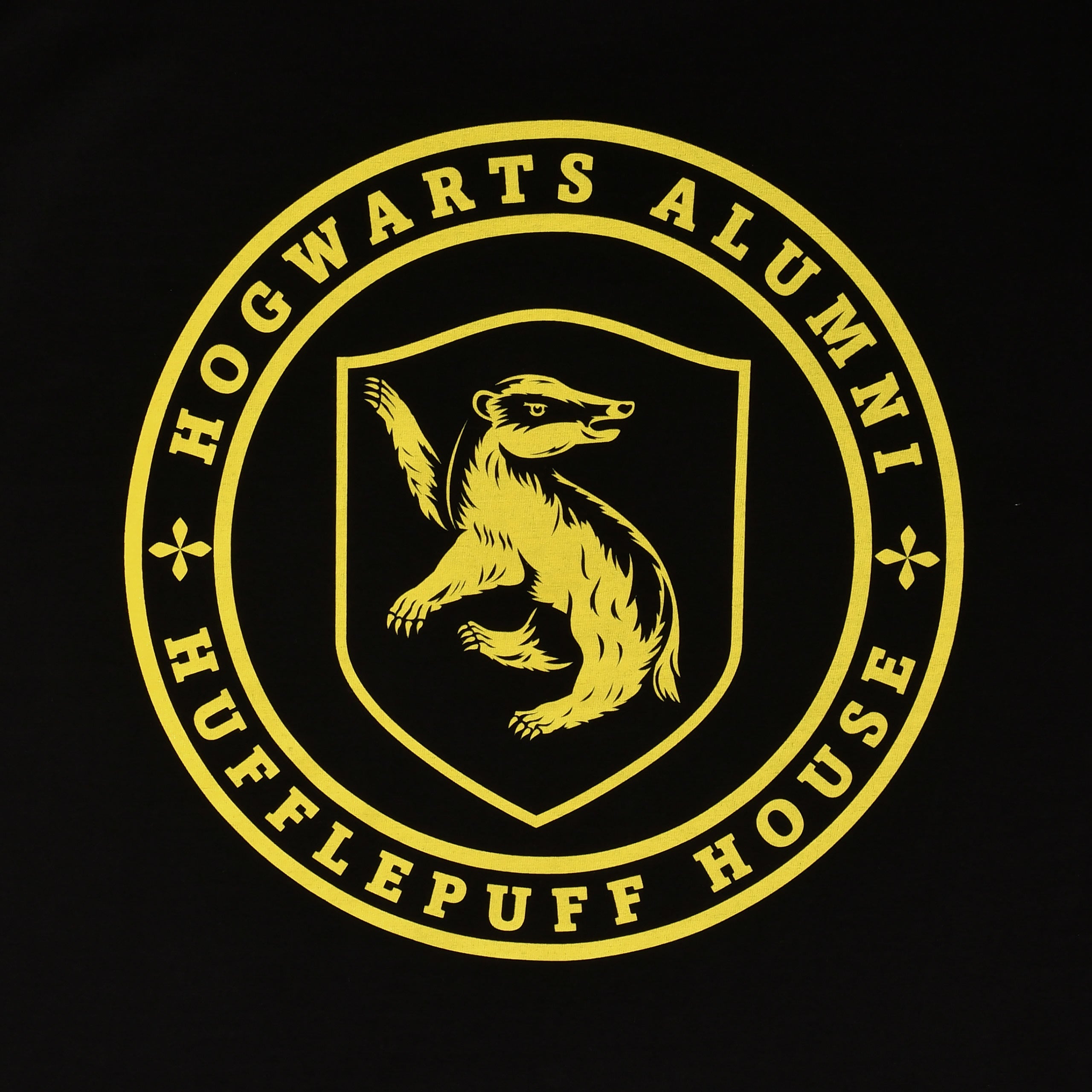 Immagine del prodotto Maglietta nera Hufflepuff Hogwarts Alumni - Harry Potter