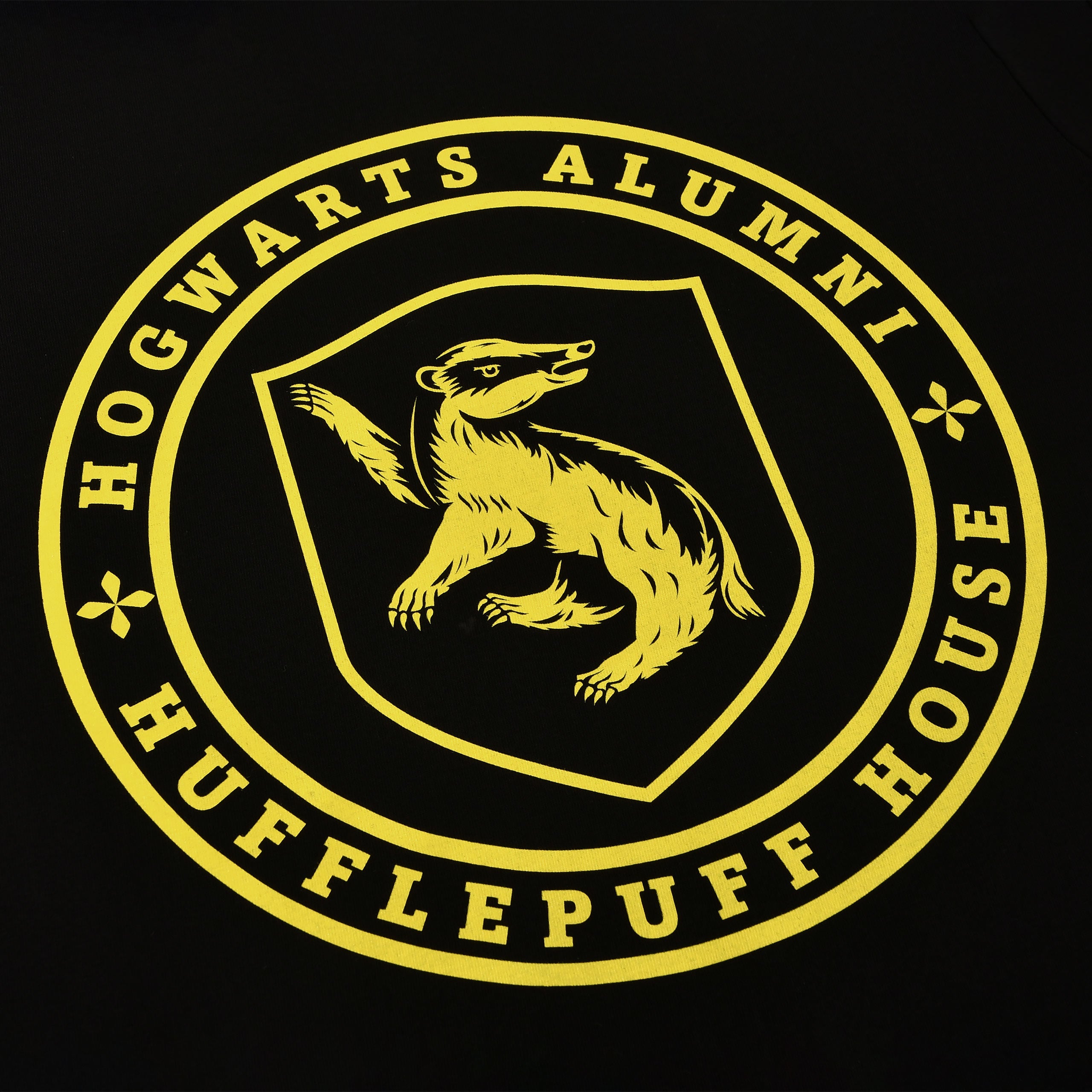 Immagine del prodotto Maglietta nera Hufflepuff Hogwarts Alumni - Harry Potter