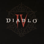 Immagine del prodotto Diablo IV - T-shirt nera con logo esagramma