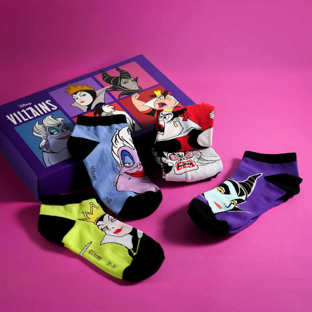 Immagine del prodotto Disney - Villains Bad Girls Sneaker Calzini Set di 5