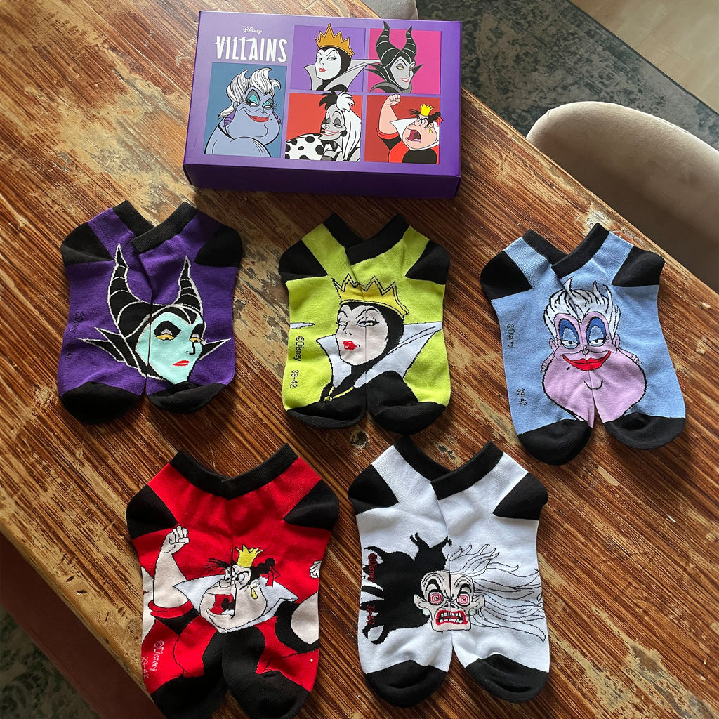 Immagine del prodotto Disney - Villains Bad Girls Sneaker Calzini Set di 5