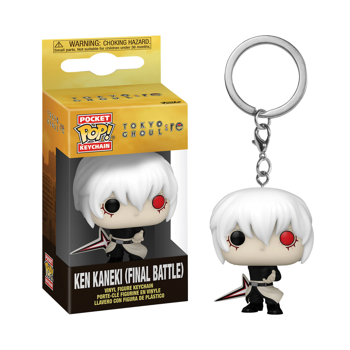 Immagine del prodotto Tokyo Ghoul:re - Ken Kaneki (Battaglia Finale) Portachiavi Funko Pop