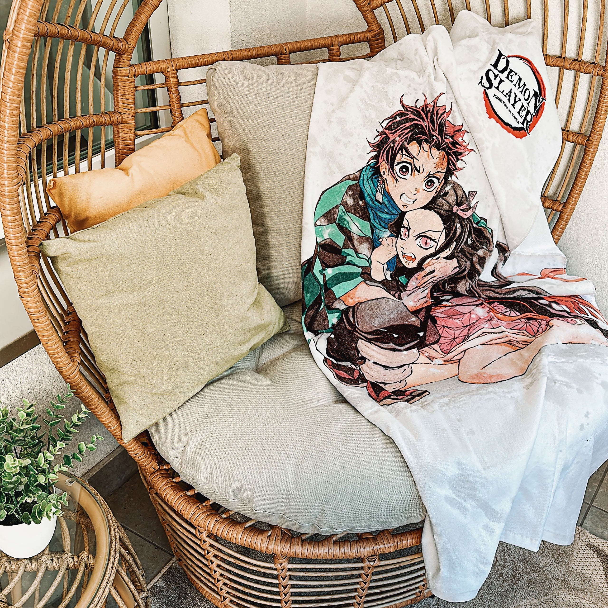 Immagine del prodotto Demon Slayer - Asciugamano da bagno Nezuko e Tanjiro Kamado