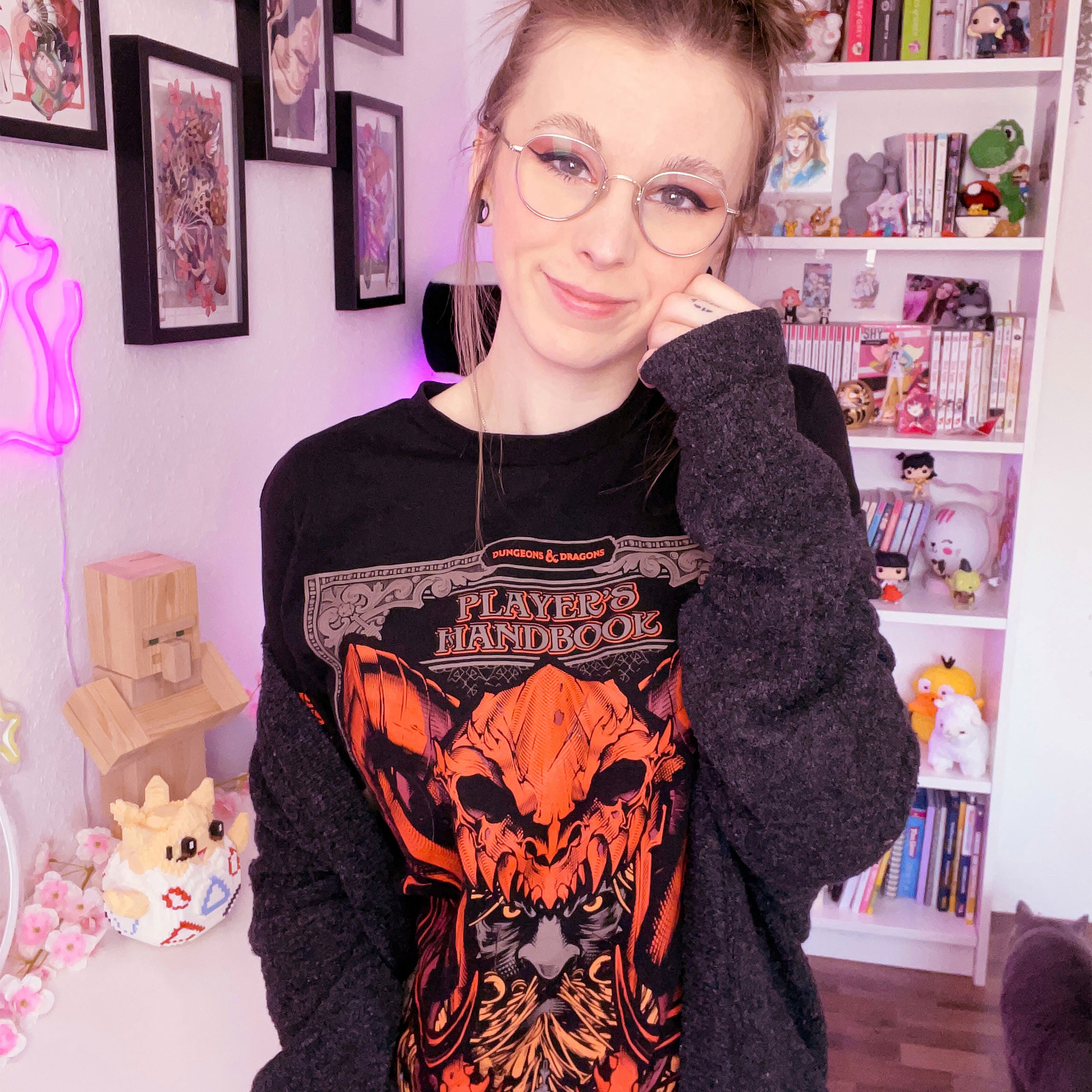 Immagine del prodotto Dungeons & Dragons - T-shirt nera del Manuale del Giocatore