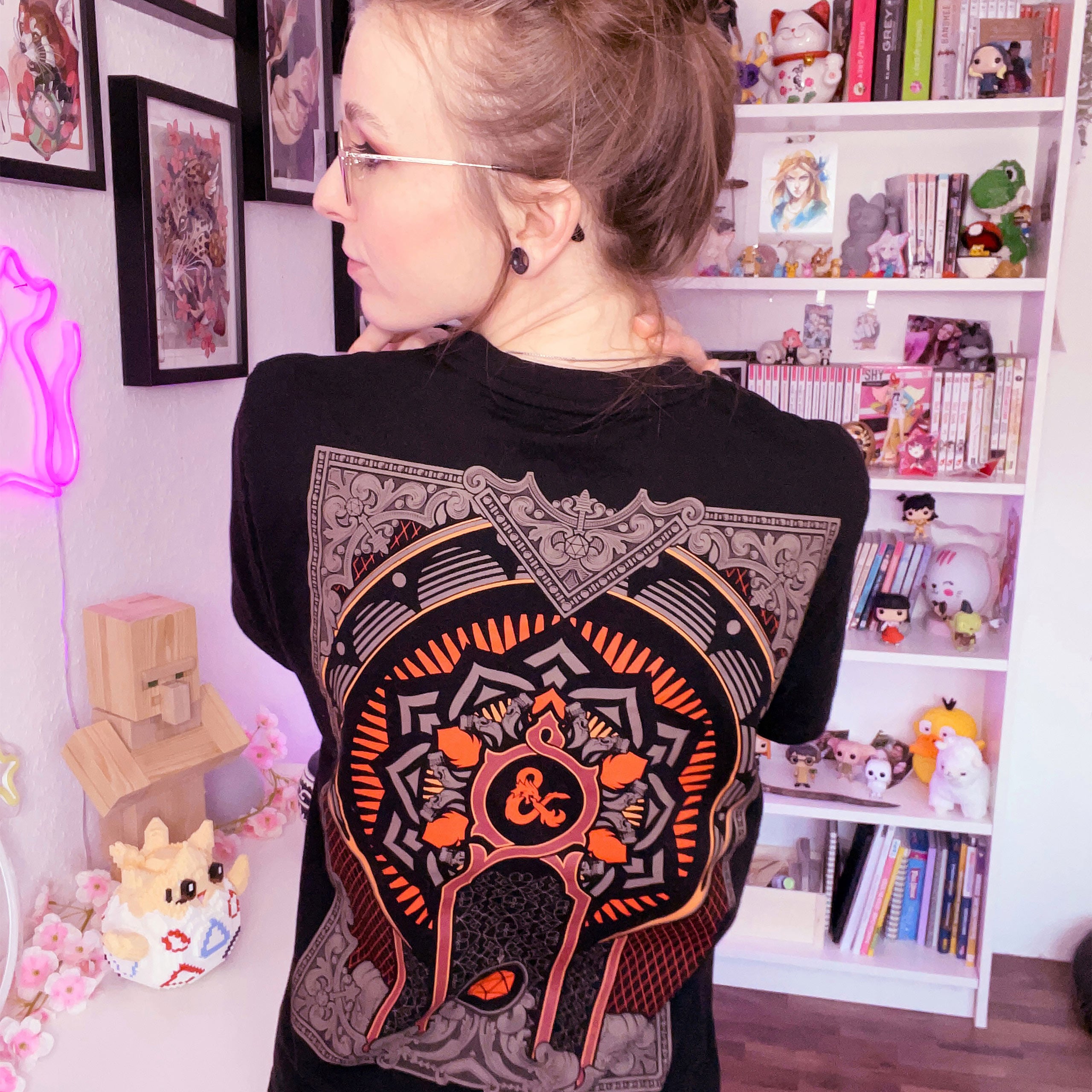 Immagine del prodotto Dungeons & Dragons - T-shirt nera del Manuale del Giocatore