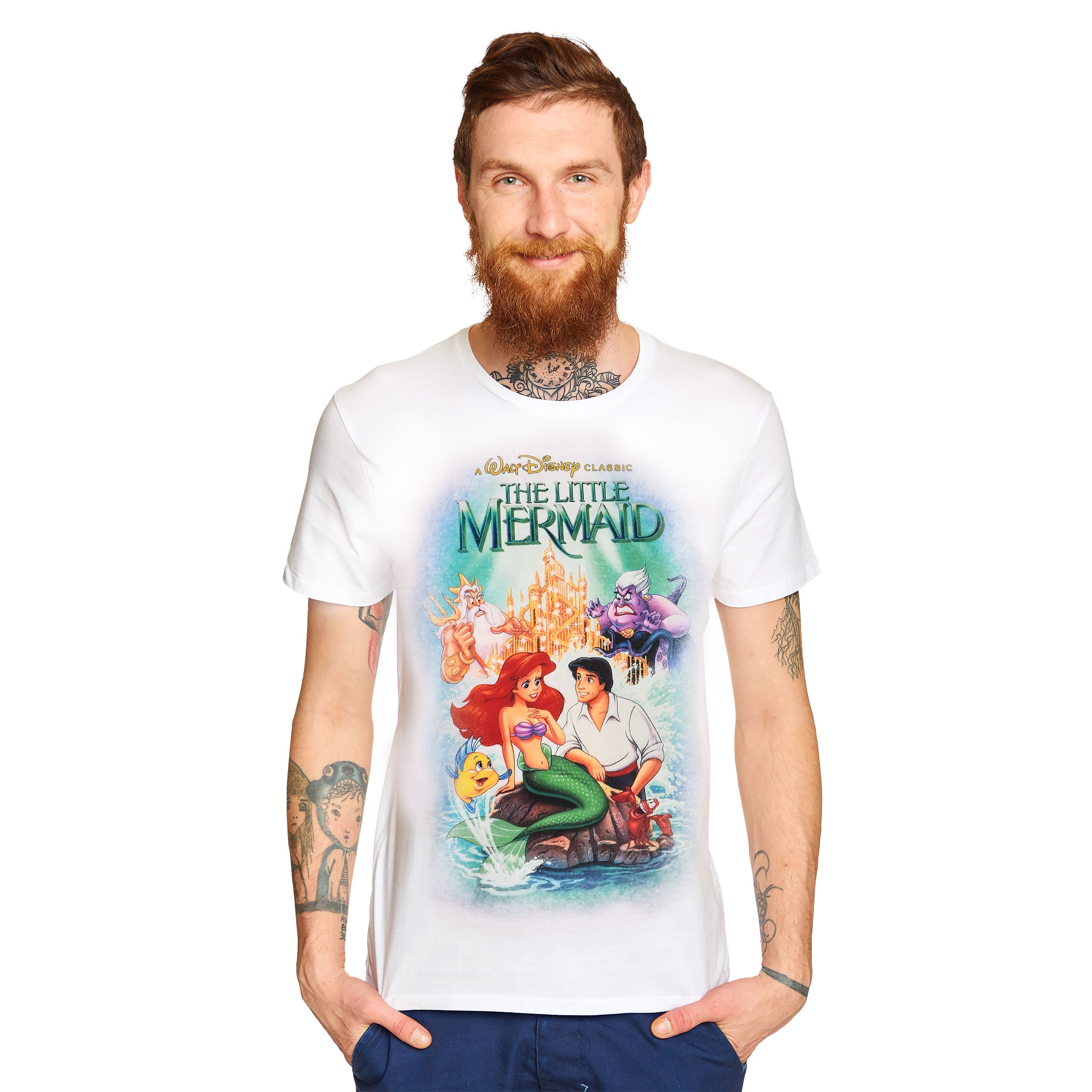 Immagine del prodotto Ariel - T-shirt classica con poster bianco