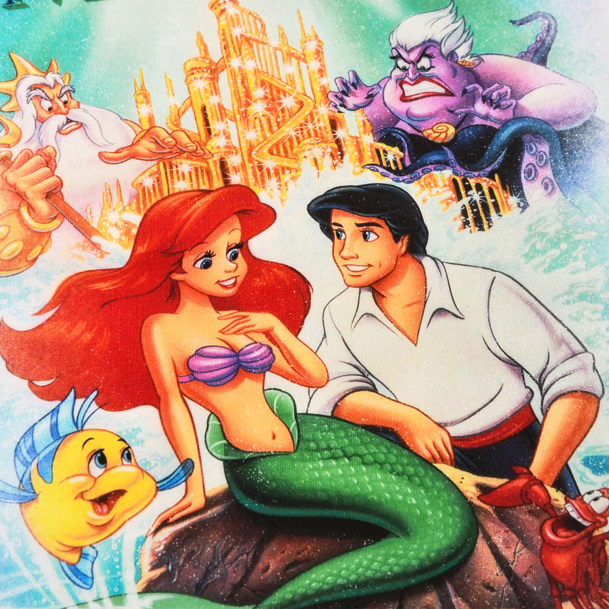 Immagine del prodotto Ariel - T-shirt classica con poster bianco