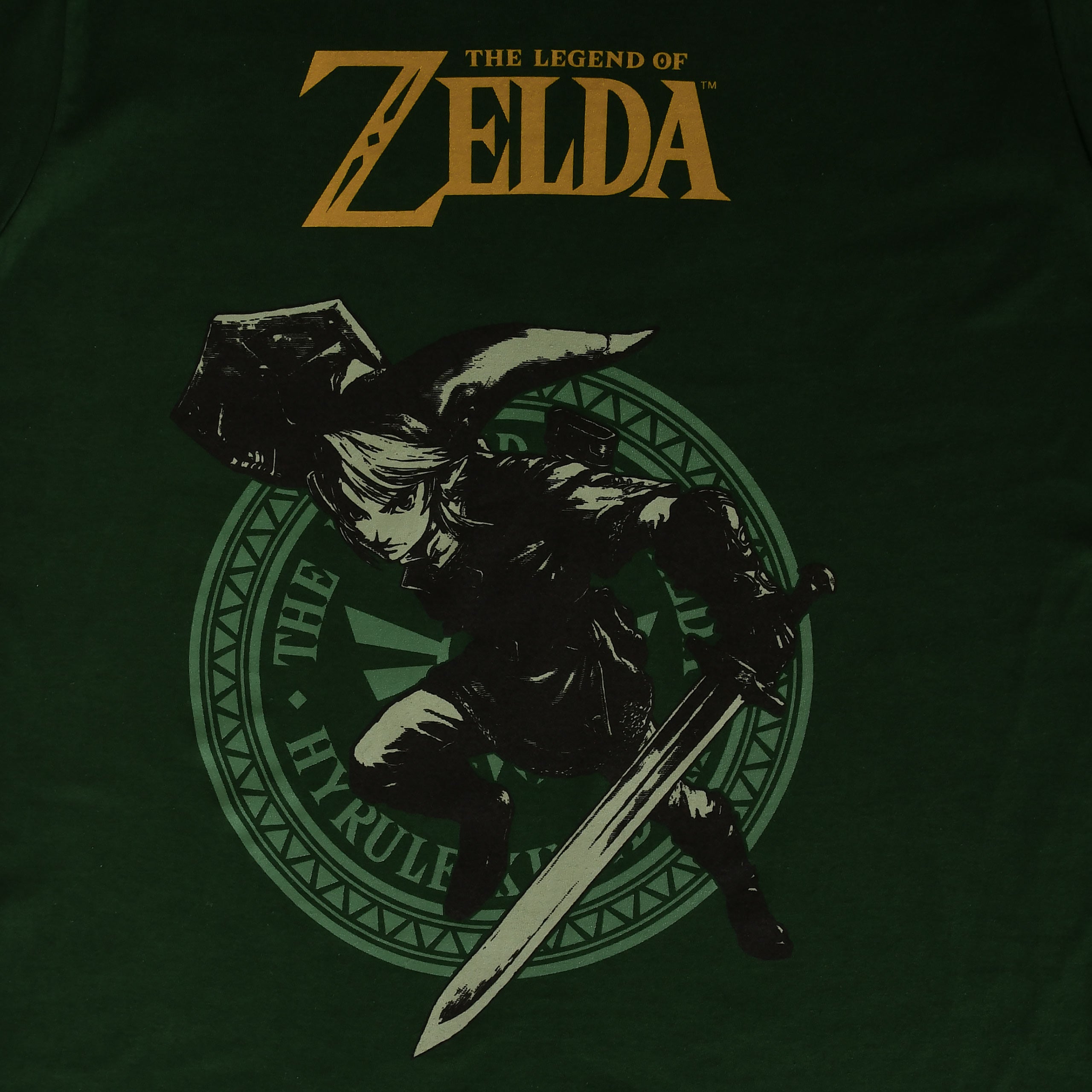 Immagine del prodotto Zelda - T-shirt verde con posa di Link