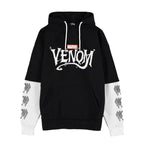 Immagine del prodotto Venom - Felpa con cappuccio nera e bianca con logo